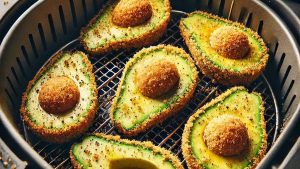 Avocat frit au Air Fryer