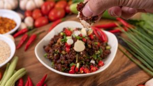 Boeuf croustillant au chili au Air Fryer