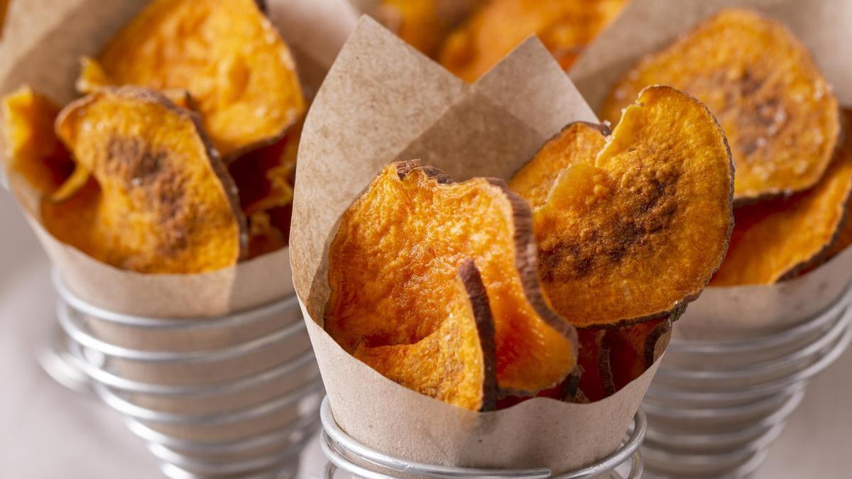 Chips de patates douces au Air Fryer