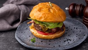 Hamburgers aux oignons au Air Fryer